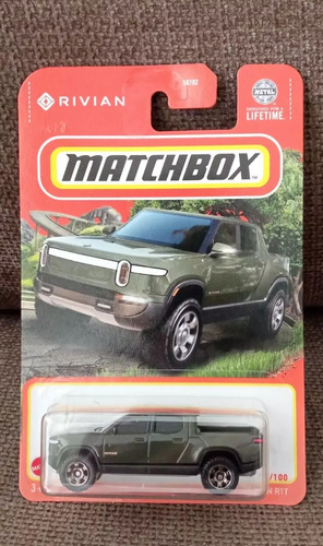 Matchbox Pick-up Rivian R/t Eletric Vehicle Linha 24 17/100
