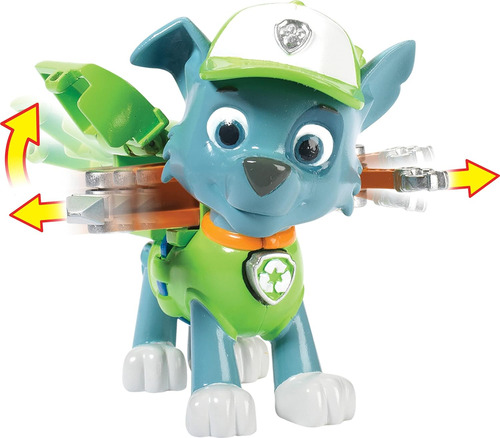 Paw Patrol - Action Pack Cachorros Figura Set, Rocky