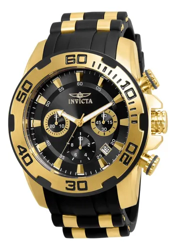 Reloj pulsera Invicta 22312 de cuerpo color dorado para hombre