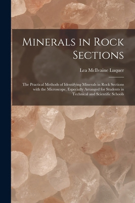 Libro Minerals In Rock Sections; The Practical Methods Of...