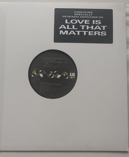 Human League Love Is All That M 12  Vinilo Usa 86 Mx