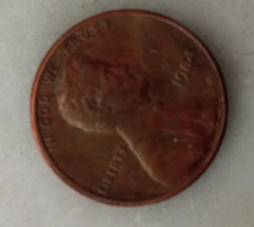 Moneda 1 Centavo De Dólar Abraham Lincoln 1984 Buen Estado. 