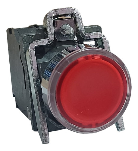 Boton Pulsador Rojo C/ Luz 220 V 22mm Am-e