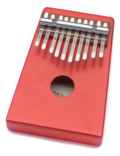 Kalimba 10 Notas Stagg Color Natural Kalikid10n Color Rojo