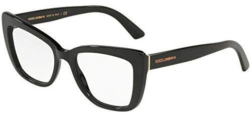 Montura - Dolce Gabbana Dg3308 Black-clear Lens Eyeglasses