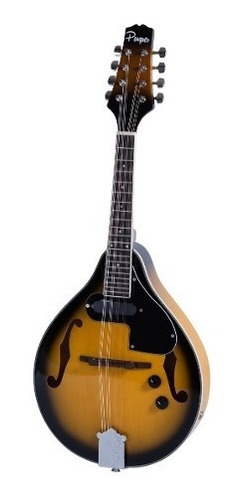 Mandolina Parquer Electroacustica Sunburst Con Microfono