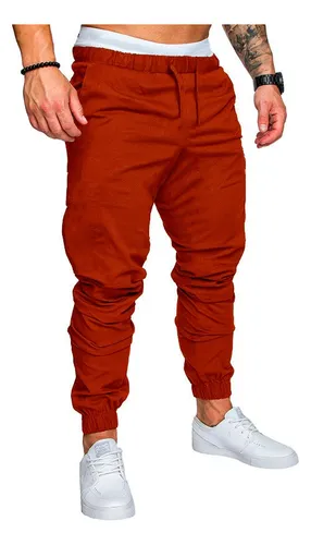 Pantalón Jogger Hombre Cargo Chupin Joggings Babucha Slimfit