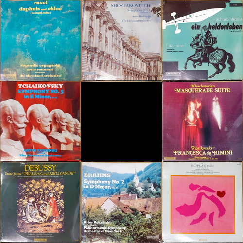 Lote 8 Vinilos Clásica (ver Descripción) Nuevos Sellados Usa