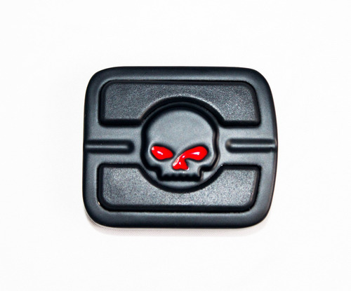 Pedal De Freno Skull Chico Negro Para Harley Davidson