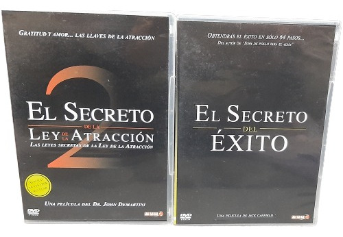El Secreto Del Exito La Ley De Atraccion 2 Dvd Originales