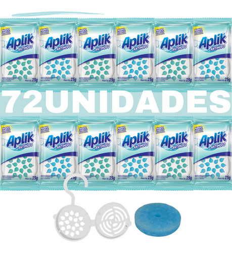 Anti Mofo Guarda Roupa Armário Gavetas Fungos Soft Aplik 25g