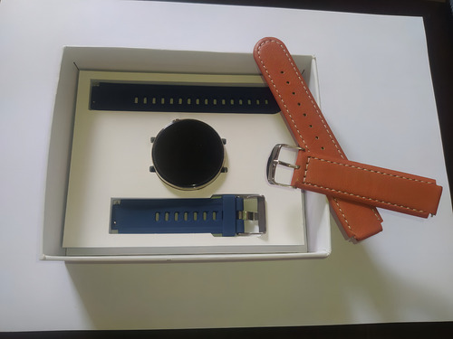 Smartwatch No1 Dt 18 + Pulseira De Top= Q9 Q8 Iwo Etc Caixa Prata