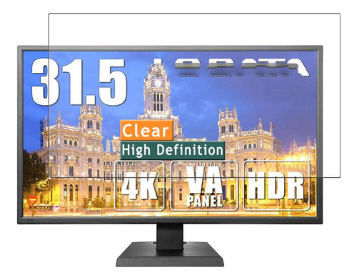 3 Protector Pantalla Para I-o Data 4k Monitor 31.5  Tpu No