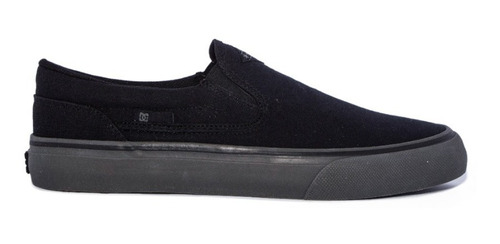 Zapatillas Dc Shoes Modelo Trase Slip On Negro Gris Nueva