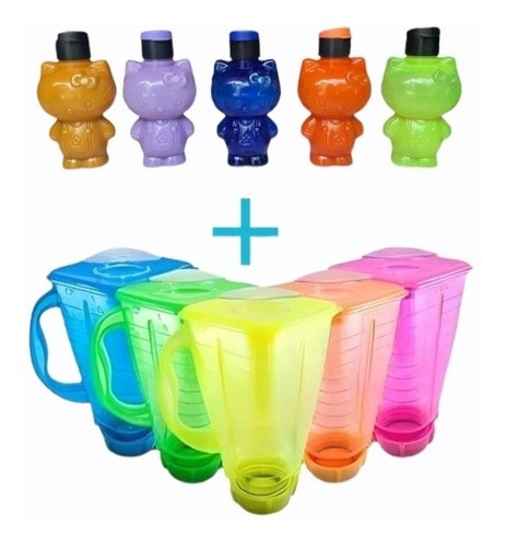 Paquete De 9 Licuachelas Y 7 Kittychela Micheladas Vasos