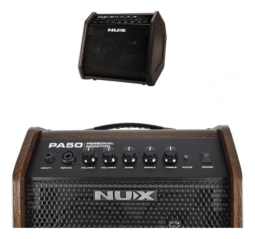 Amplificador Nux Pa-50 Multiproposito +envio+ Rocker Music