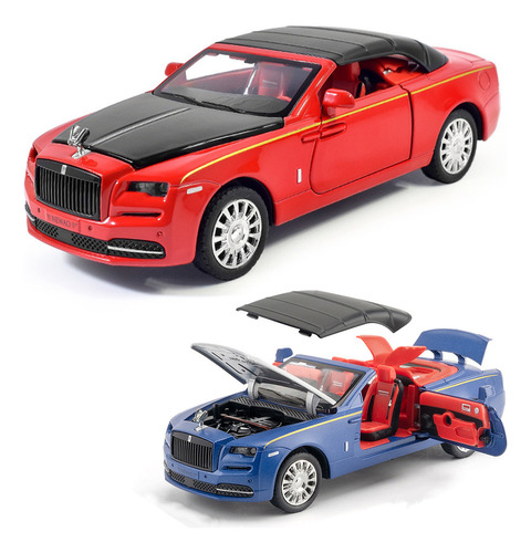 Coche Metálico Miniatura Rolls Royce Dawn Limusina Cabriolet