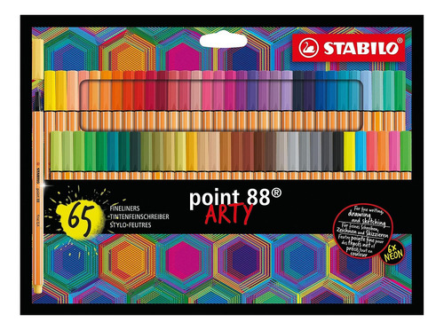 Stabilo Fineliner Point 88 Arty - Cartera De 65 - Surtido...
