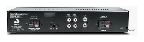 Som Ambiente Bluetooth Frahm Slim 1600 + 6 Caixas Ps200 Plus