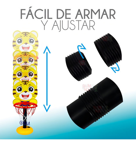 Canasta De Basketball Ajustable Para Niño Juego Infantil,basketball,canasta Basketball