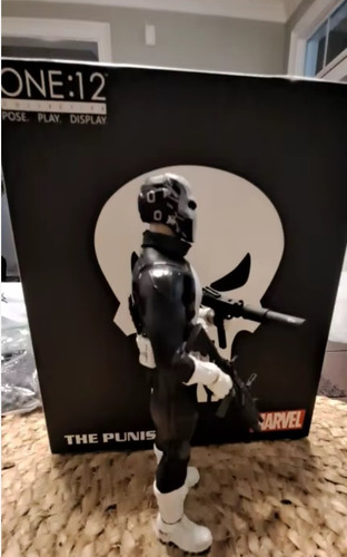 Figura Serie The Punisher El Castigador Metralleta Marvel (Reacondicionado)