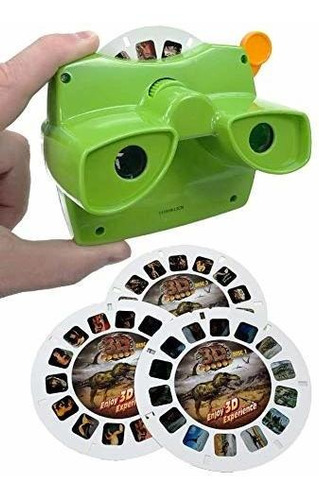 Juguete Difuso Caliente Visor 3d Dinosaurio Multi