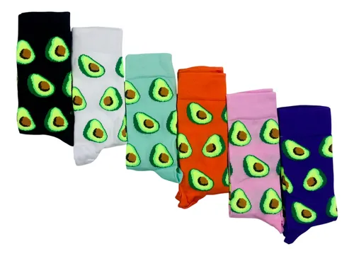 Medias Con Diseños De Aguacates 