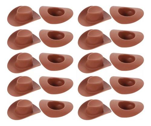 Minisombrero De Vaquero, 40 Unidades, Multicolor, Para
