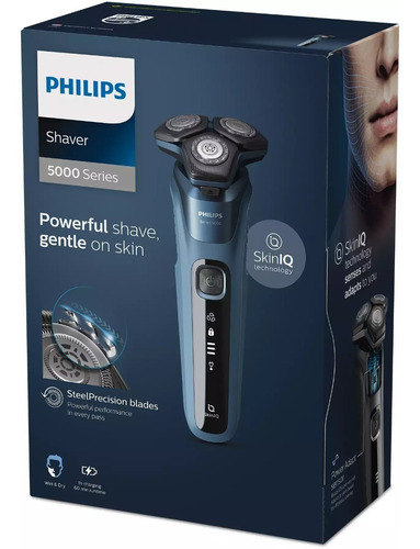 Imagen 5 de 10 de Afeitadora Philips Aquatouch S5582 Seco Humedo 45min Backup