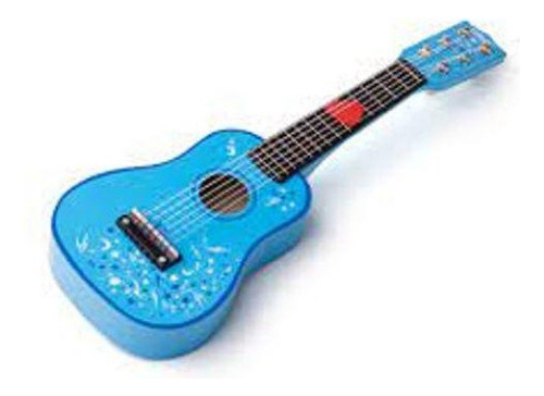 Guitarra Bigjigs Azul Estrellas