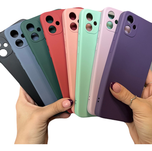 Funda Silicona Cubre Cámara Para Samsung Linea- Coolcase Violeta A06