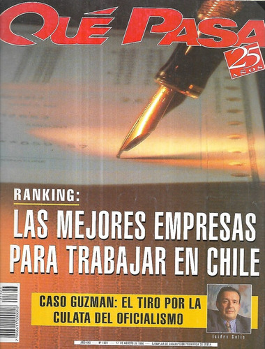 Revista Qué Pasa 1323 / 17-08-96 / Ranking Empresas Chile