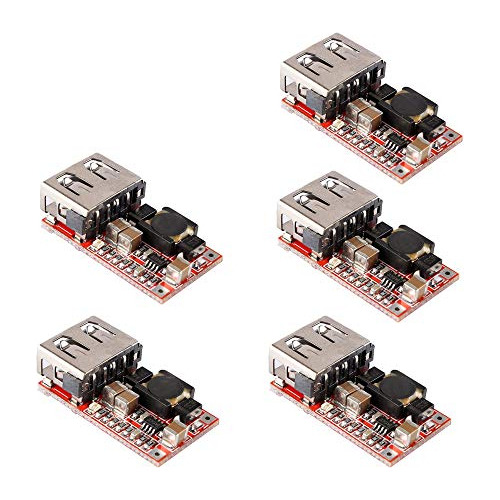 5 Piezas De Módulo De Cargador Usb Automóvil Dc-dc 6-...