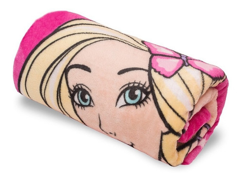 Imagen 2 de 3 de Piñata Flannel - Barbie Dreamtopia - 1 1/2 plaza - 220 cm - 155 cm