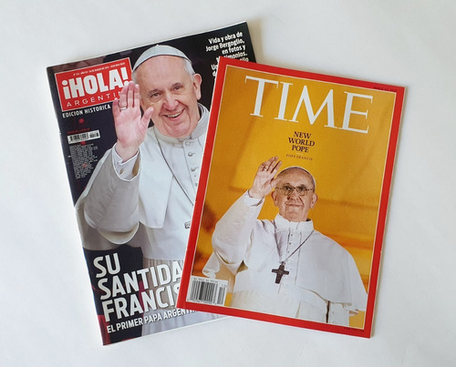 Revista Time Magazine Y Hola Papa Francisco Marzo 2013 