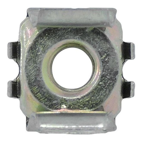 Imagem 5 de 8 de Kit C/100 Peças Porca Gaiola + Parafuso M5 P/fixação Rack