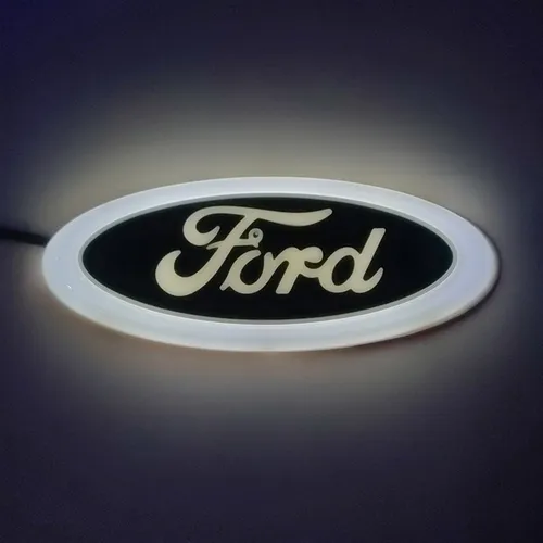Logo Led Ford 3 D Luz Blanca
