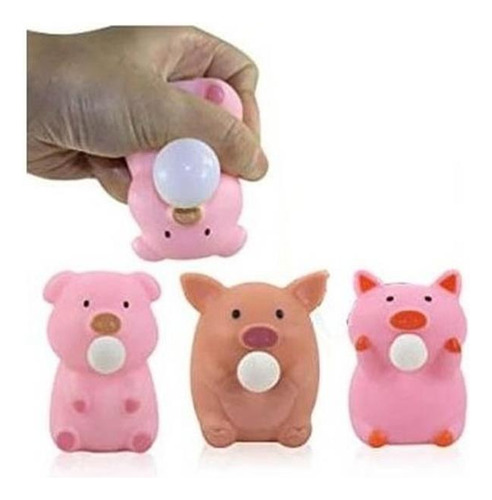 Squishy Bubble Chanchito 7cm X1 Unidad - Lt-36101