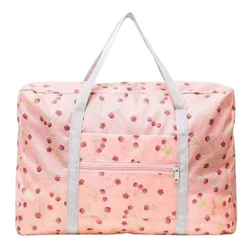 Bolso De Viaje Plegable Todobags Cerezas Rosado