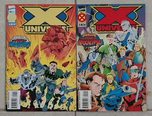 X-men The Age Of Apocalypse X Universe #1 Y #2 Marvel Comics