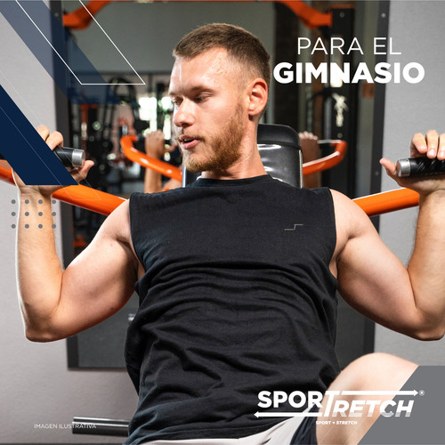 2 Playeras Sin Mangas Deportivas Hombre Ligera Transpirable