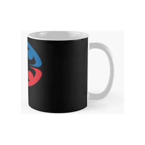 Taza Colección De Diseño Abstracto Azul Y Negro Calidad Prem