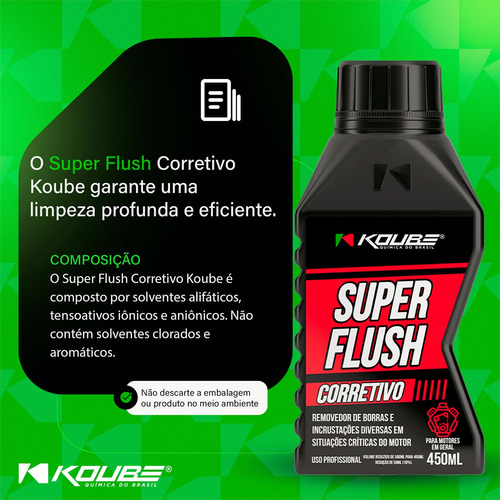 Kit Motor Flush Corretivo 500 Ml (2 Unidades)