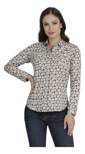 Blusa Vaquera Mujer Wrangler Slim Fit Manga Larga 999