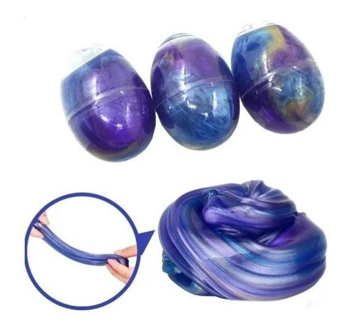 Imagen 1 de 1 de Slime Huevito Juguete Regalo Niños X 2