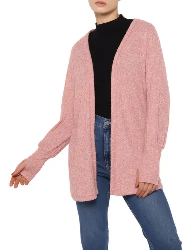 Su ter Largo Tipo Cardigan Rewind Para Mujer