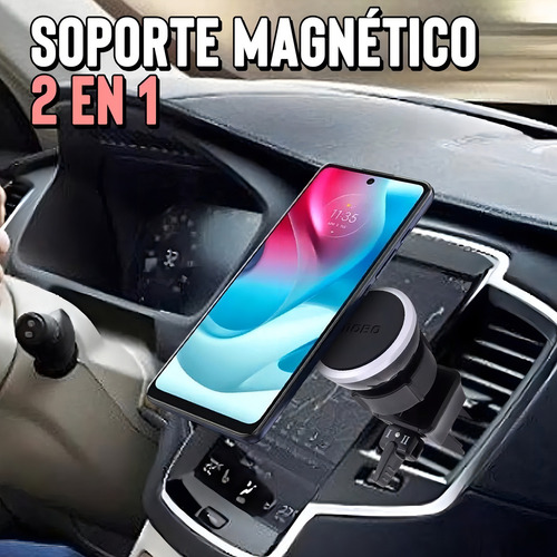 Soporte Magnetico 2 En 1 Mobo Auto Y Escritorio 2 Imanes