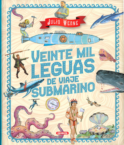 Veinte Mil Leguas De Viaje Submarino, De Verne, Julio. Editorial Susaeta, Tapa Dura En Español