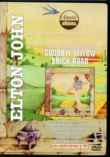 Elton John  Goodbye Yellow Brick Road Dvd Nuevo