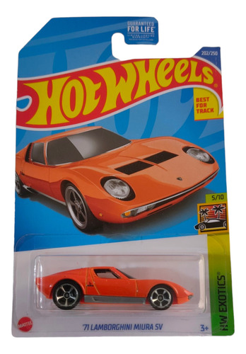 Hot Wheels Coleccion Deportivo Lamborghini 71 Miura Sv 2021